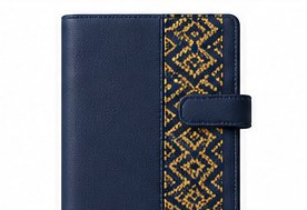 Agenda Kombinasi Kain custom logo