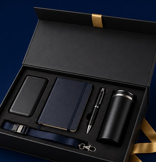 Paket seminar kit custom dalam gift box eksklusif