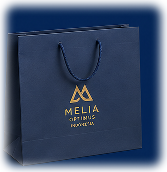 Paper bag custom logo Melia Optimus